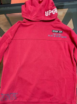 Sudadera Roja Kiabi Talla M