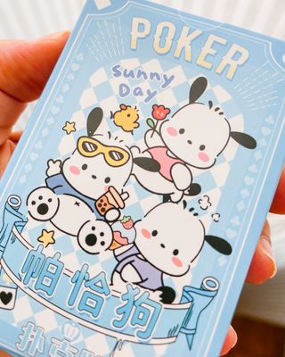 Carte da Poker Pochacco Sanrio Nuove Japan Kawaii