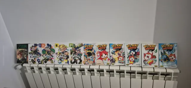 Libros de Yokai, Zelda,  pokemon y splatoon