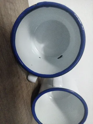 Set di 2 Tazze Metalliche Stile Antico