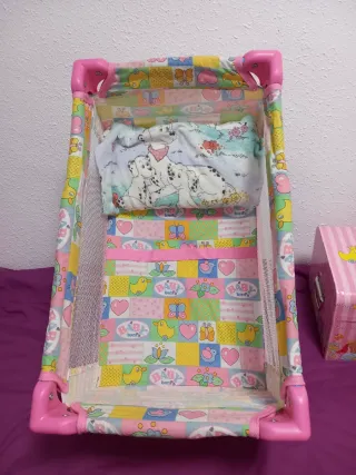 Cuna de viaje Baby Born . Vintage