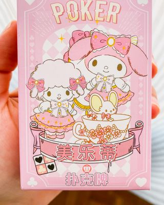 Carte Poker My Melody Sanrio Role Family Natale