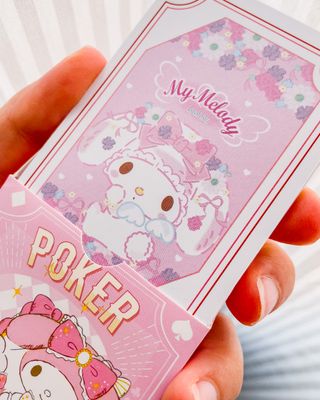 Carte Poker My Melody Sanrio Role Family Natale
