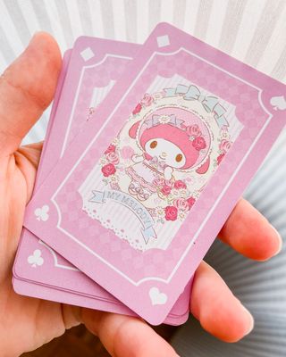 Carte Poker My Melody Sanrio Role Family Natale