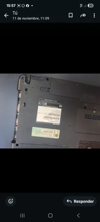 Portátil Toshiba Negro