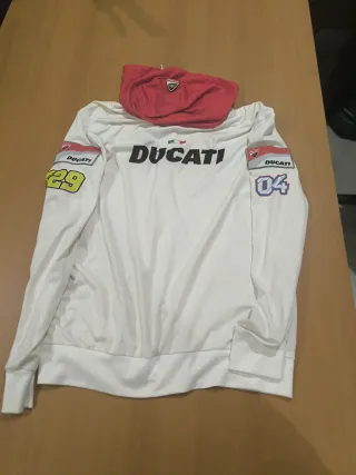 Sudadera Puma Ducati Blanca Talla l con capucha