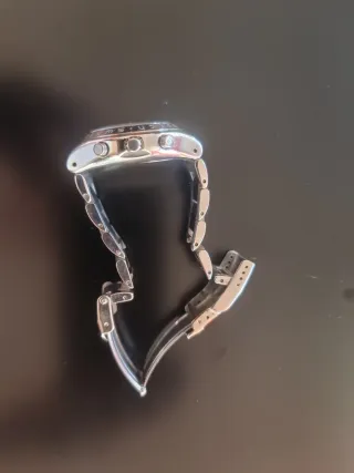 Reloj Swatch Irony Cronógrafo Azul Plateado