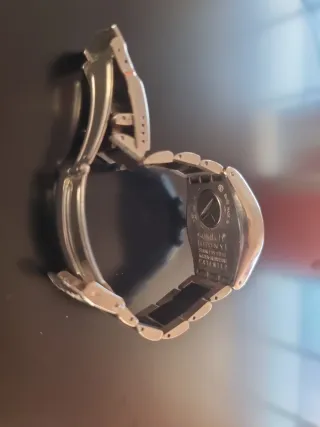 Reloj Swatch Irony Cronógrafo Azul Plateado