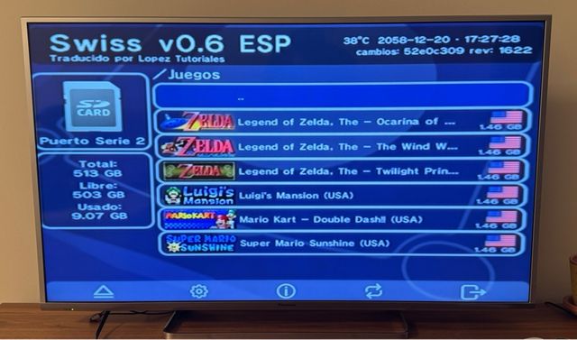 Consola Nintendo GameCube Negra