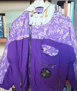 Giacca da sci colorata