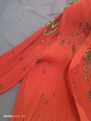 Blusón Pepe Jeans gasa plisada manga abullonada