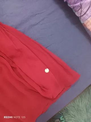 Blusón Pepe Jeans gasa plisada manga abullonada