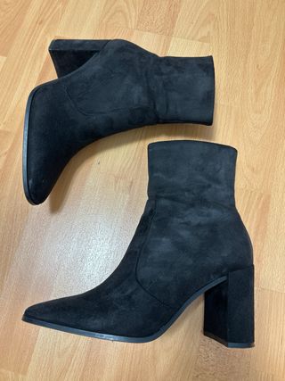 Botines Mango Talla 40 Negros