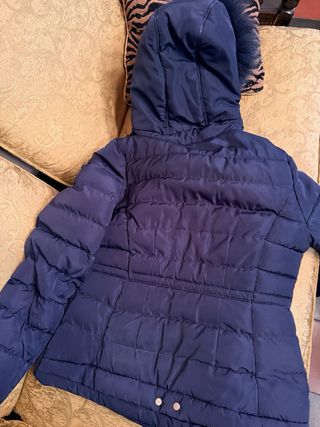 Giacca donna Sisley blu con cappuccio