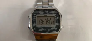 Orologio Casio Camouflage Argento