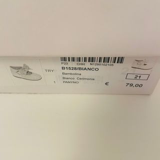 Scarpe bimba Panyno n.21 glitter fiocco