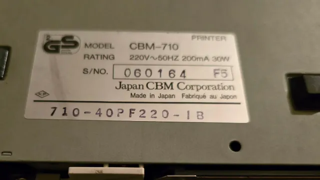 Impresora matricial Japan CBM-710 Beige