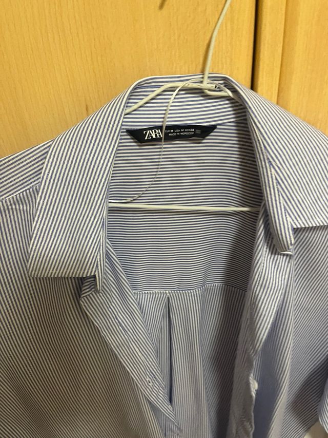 Camisa Rayas Zara Talla M