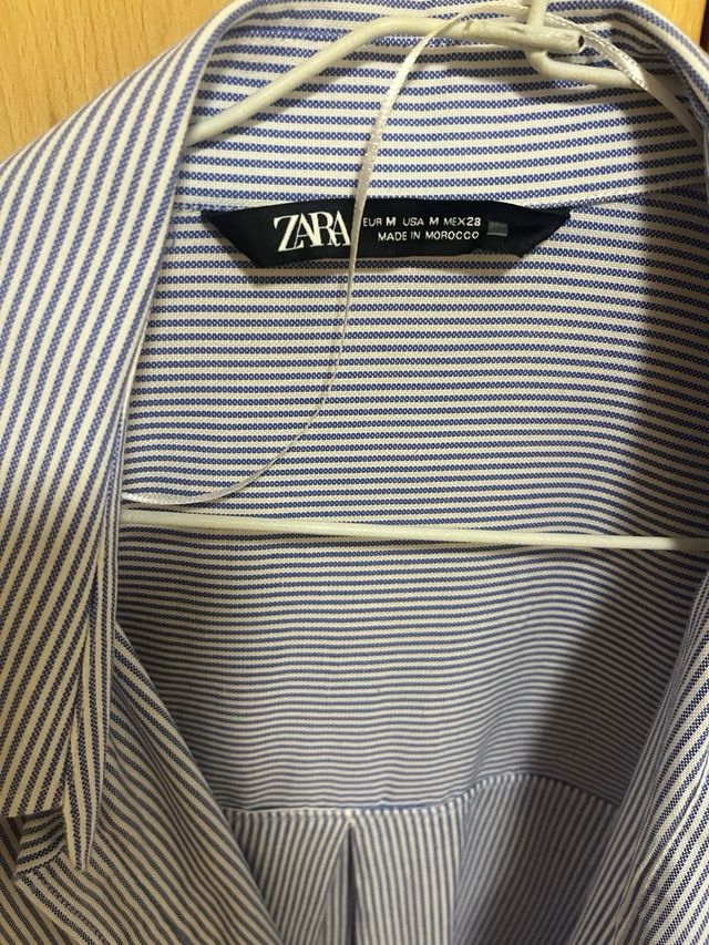 Camisa Rayas Zara Talla M
