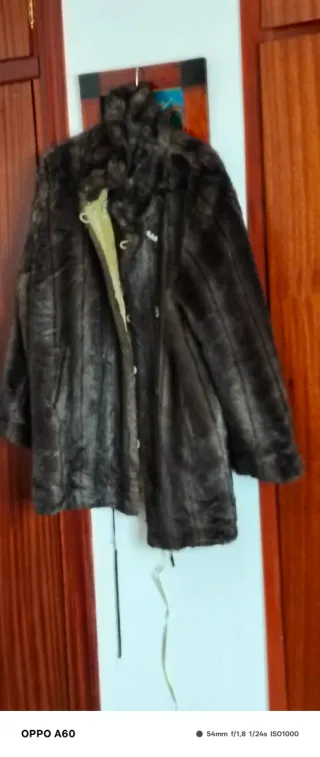 Abrigo trenca reversible