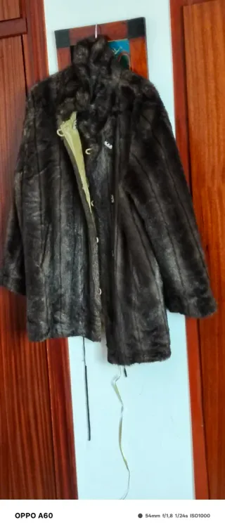 Abrigo trenca reversible