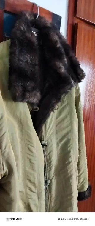 Abrigo trenca reversible