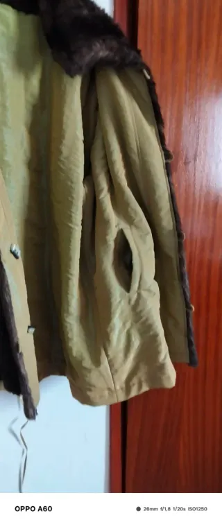 Abrigo trenca reversible