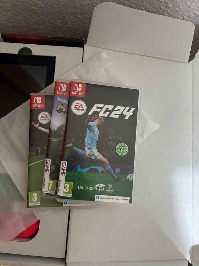 Nintendo Switch Azul y Rojo Casi Nueva