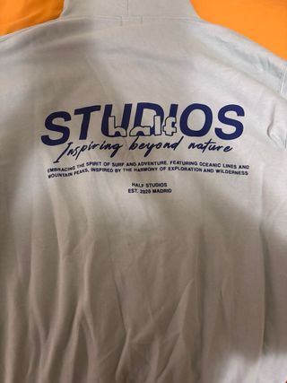 Sudadera half studios azul