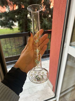 Set 3 Vasi Vetro Dipinti a Mano