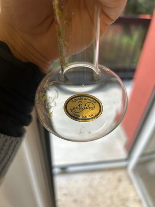 Set 3 Vasi Vetro Dipinti a Mano