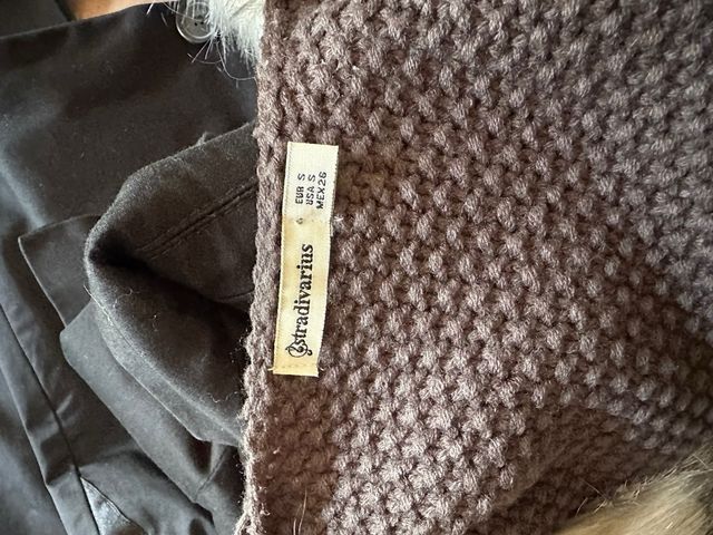 Colete Stradivarius pelo falso