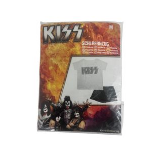 Talla M. Pijama corto (2 piezas) diseño KISS