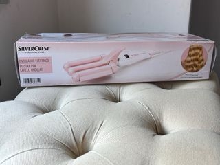 Onduladora SilverCrest Rosa y Blanca