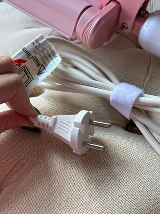 Onduladora SilverCrest Rosa y Blanca