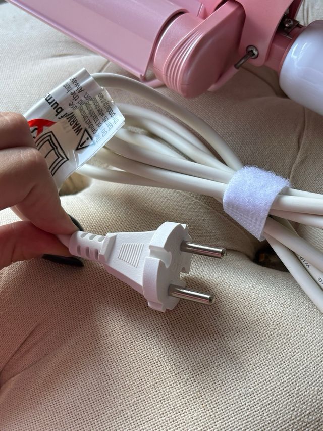 Onduladora SilverCrest Rosa y Blanca