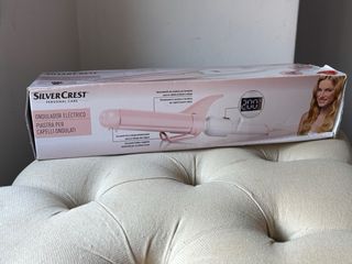 Onduladora SilverCrest Rosa y Blanca