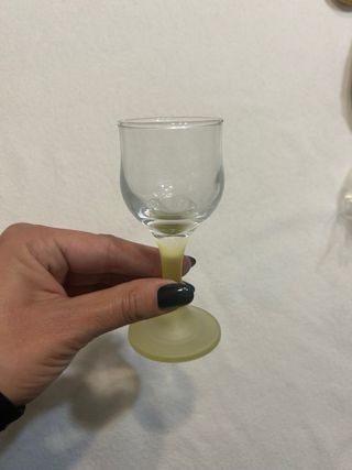 Set 6 Bicchierini Colorati Vetro