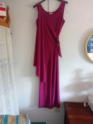 Mono largo morado cruzado