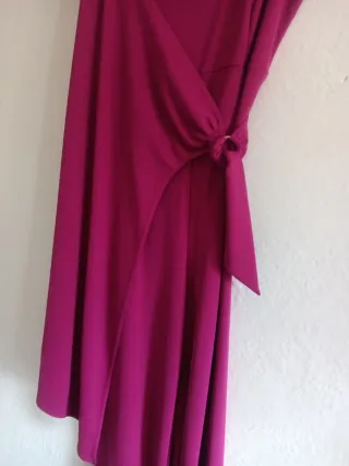 Mono largo morado cruzado