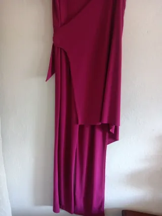 Mono largo morado cruzado