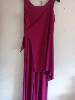 Mono largo morado cruzado