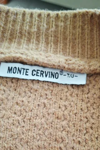 Cárdigan botones joya marrón