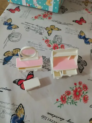 Tocador y Sillón Rosa Sylvanian Families