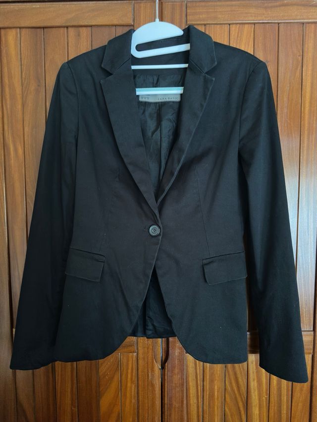 Blazer Zara Preto Tamanho XS