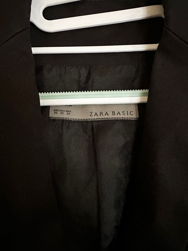 Blazer Zara Preto Tamanho XS