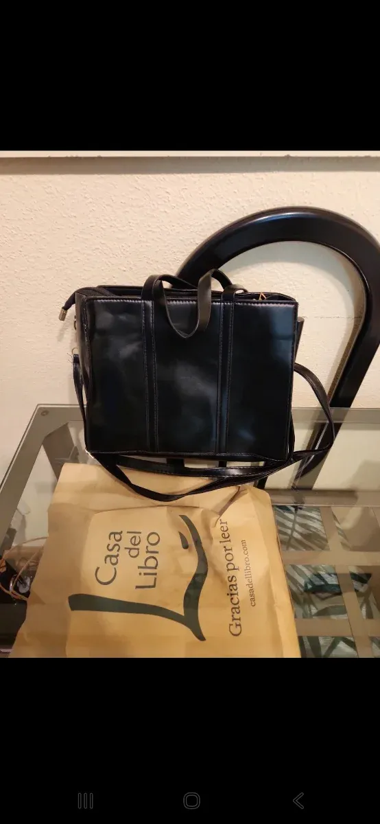 Bolso tote negro