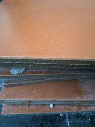 Baldosa suelo barro terrazo 31x31