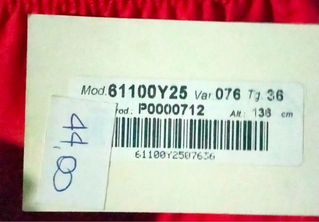 Pantalone sci bambino blu con bretelle