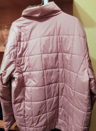 Abrigo acolchado El Corte Inglés rosa